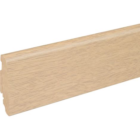 Neuhofer Fußleiste 240 cm x 58 x 19 mm eiche Sockelleisten & Fußleisten (1/3)