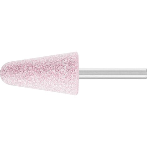 PFERD TOOLS STEEL EDGE Schleifstift Kegel Ø 25x45 mm Schaft-Ø 6 mm A60 für Stahl- und Stahlguss 10 Stk (1/4)