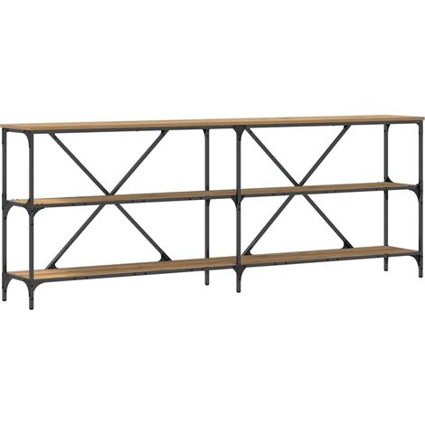 Maison Exclusive - Tavolo consolle Rovere Artigianale 200 x 30 x 75 cm