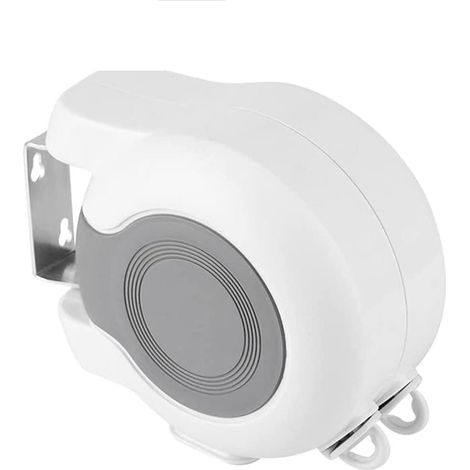 Étendoir à linge extensible - Étendoir d'extérieur - Étendoir mural - 26 m pour l'intérieur - Idéal pour le camping, le jardin et les voyages (1/5)