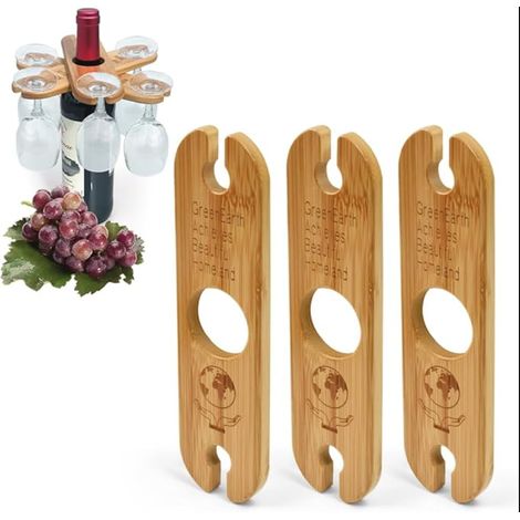 Wooden Glass Holders for Glasses, Wine Holder, Cup Festival Kitchen, Shelf (1/5)