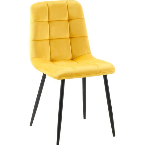 Chaise de restauration des antibes jaunes (1/5)