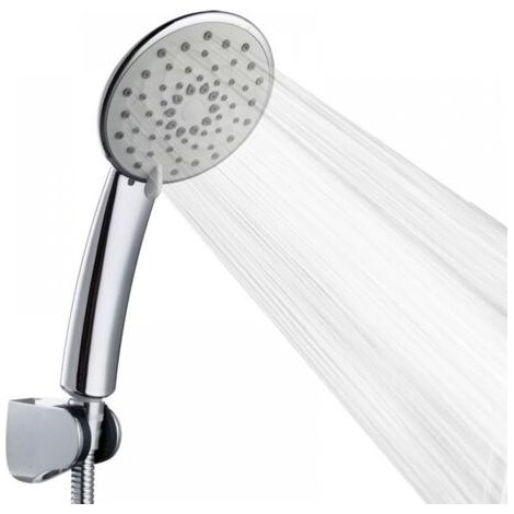 Pommeau de douche, pommeau de douche haute pression à économie d'eau, pommeau de douche haute pression avec 5 modes de douche, douchette à main avec pression d'eau réglable (1/3)