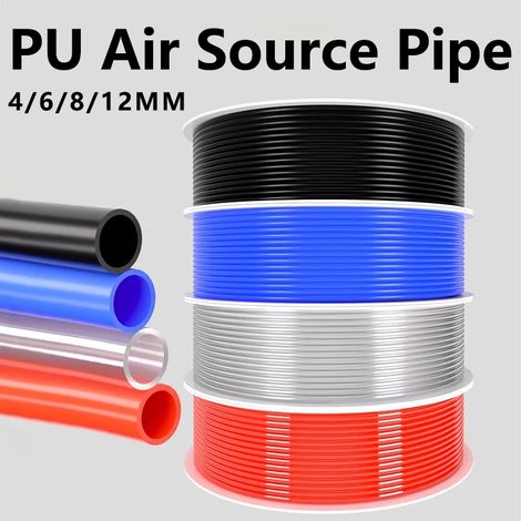 Tube pneumatique en plastique noir de 50 m (6 x 4 mm) (1/5)