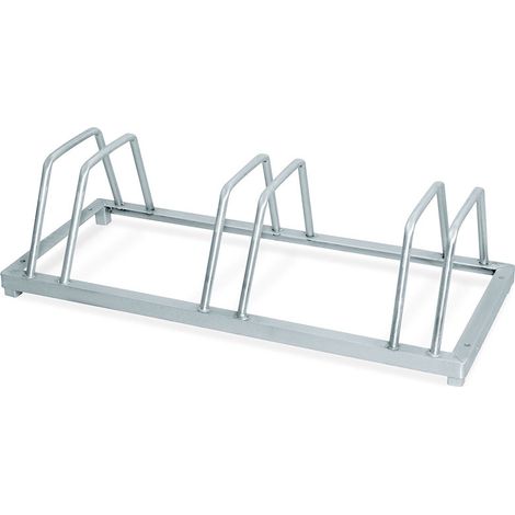 BRB Support pour 3 bicyclettes, Structure en acier galvanisé. L x l x H : 880 x 400 x 200 mm (1/2)