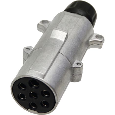 Spina in alluminio, connettore elettrico a 7 pin 24V 16A 1,5mm2 ISO 1185 (1/3)