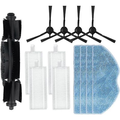 Aspirateur robot For Honor Choice R2 / R2 Plus, brosse latérale rotative, filtre HEPA, chiffons de nettoyage, accessoires (1/5)