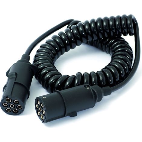 Cavo a spirale TPU 3.5 LL a 7 poli 2xN 24V connettore elettrico