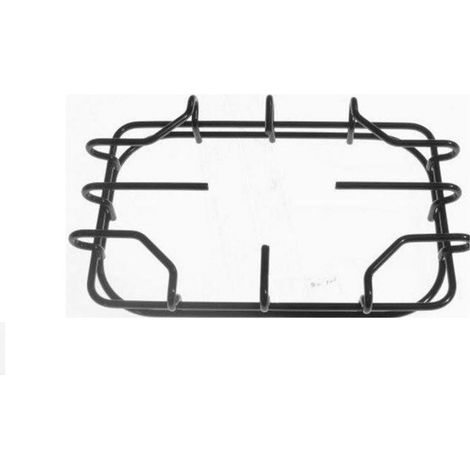 GRIGLIA ADATTA STAR PER CUCINA A GAS SMALTATA NERA cm 22,5 X 17,7 P 5553 (1/2)