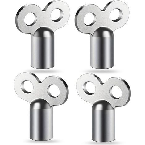 4 clés de purge de radiateur : clé universelle, robuste et stable pour purger tous les types de chauffage (1/5)