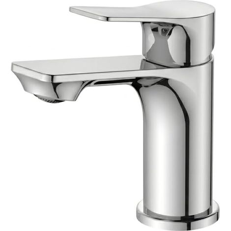 Bathroom Faucet, Modern Basin Mixer Tap - Brass, Water Saving and Durable, Chrome (1/5)