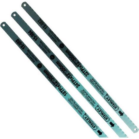 Feuille de scie, les outils épais, fines-dents à grande vitesse en acier à vits en acier à double métal lames de scie en acier, deux morceaux d'acier à haut débit 18 dents (1/2)