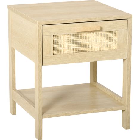 Table de chevet TONINO cannage rotin (1/5)