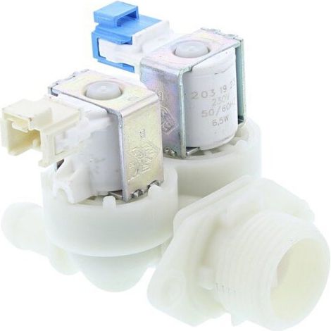 ÉLECTROVANNE 2 VOIES POUR LAVE LINGE ELECTROLUX - 140127691016 (1/2)