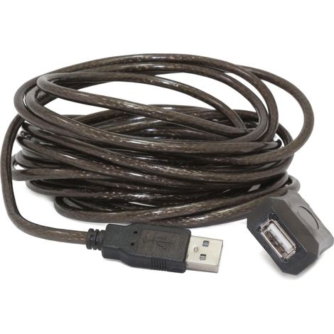 Gembird USB A/USB A M/F 10m cable USB USB 2.0 Negro (1/2)