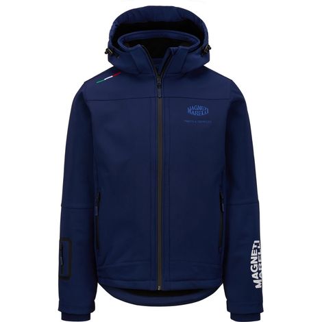 MAGNETI MARELLI -Giacca Tg L Blu Scuro Cotone Giacca Uomo Con Cappuccio Auto (1/5)