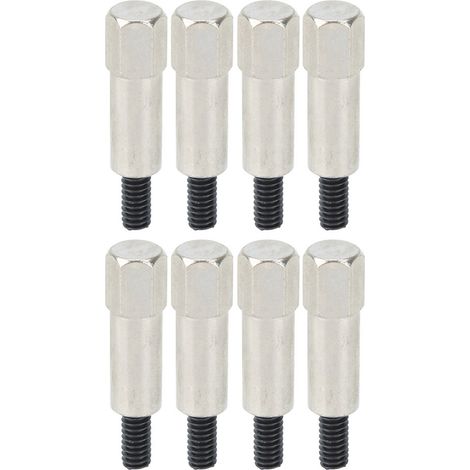 Ensemble de 8 vis à tête creuse en acier inoxydable, adaptées aux moteurs Chevrolet 283, 302, 305, 307, 327, 350, 383 et 400 SBC. (1/5)