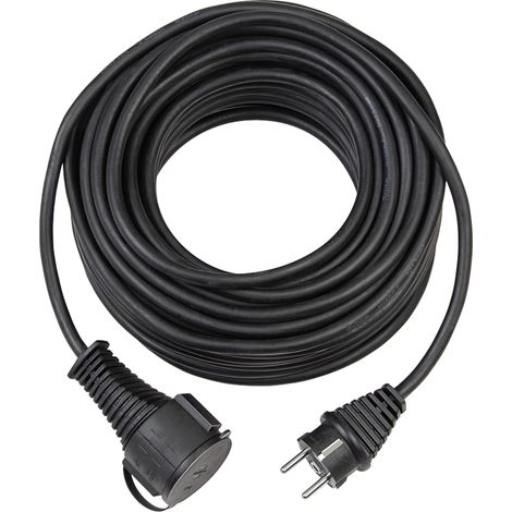 Brennenstuhl H05RR-F 3G1,5 Rallonge électrique 25m Noir (1/2)