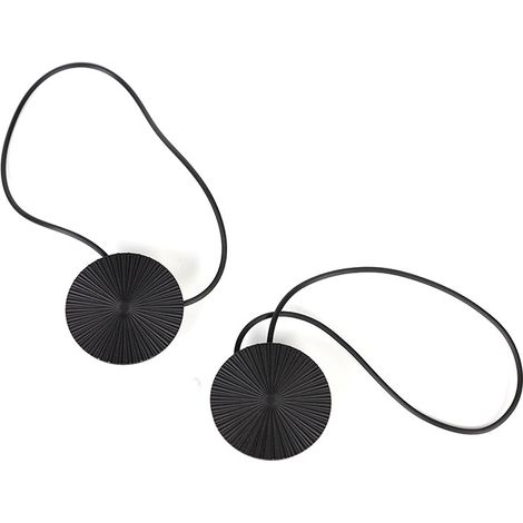 Lntyq Stück magnetische Vorhang-Raffhalter, Vorhang-Schnallenclip aus Metall, dekorative Vorhangseil-Halterungsclips, für die Heimdekoration im Büro, Restaurant, Hotel (1/5)