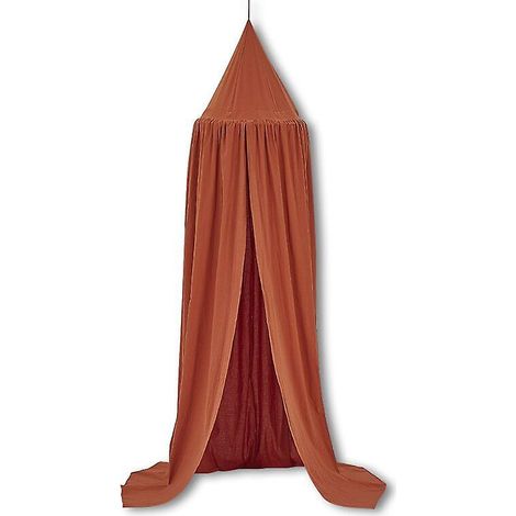 Tente de jeu de princesse pour enfants, ronde, en coton, avec moustiquaire, décoration de chambre d'enfant, ciel de lit (1/5)