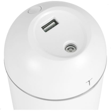 Humidificateur d'air portable USB 420 ml pour la maison, diffuseur de brume, purificateur d'air blanc (1/5)