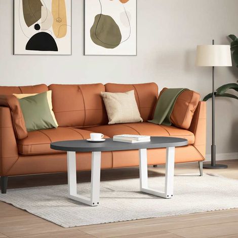 Maison Exclusive - Couchtischbeine V-Form 2 Stück Weiß 60x(42-43,