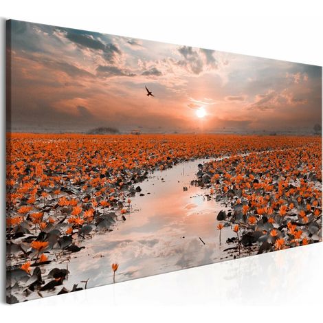 Tableau voie de lis étroite - 135 x 45 cm (1/4)