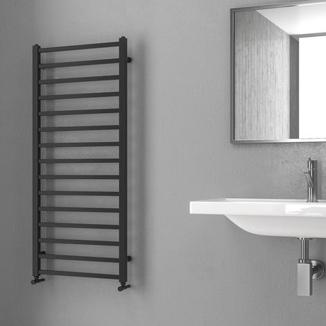 Termoarredo colore nero opaco 1000x500 mm modello Kam-378N kamalu