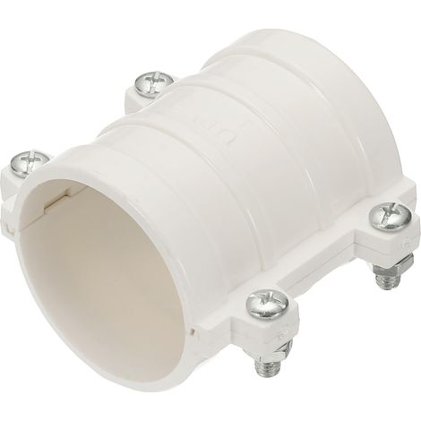 Collier De Réparation Pour Tuyau D'Eau Longueur 2.7 Pouces Blanc (1/4)