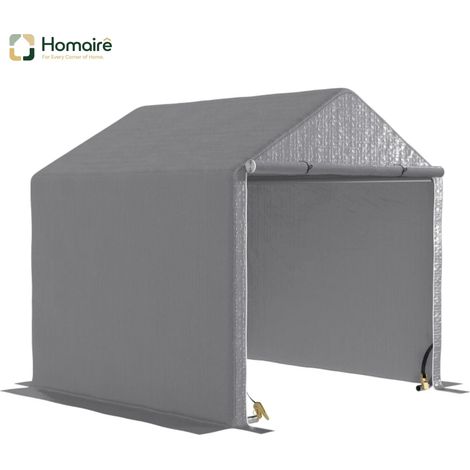 Gartenhaus aus Kunststoff und Stahl 200 x 200 x 200 cm HOMAIRE (1/5)
