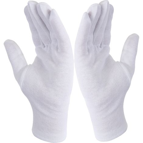 Gant coton interlock blanchi Ourlet Version lourde T9 - SINGER - JB10009