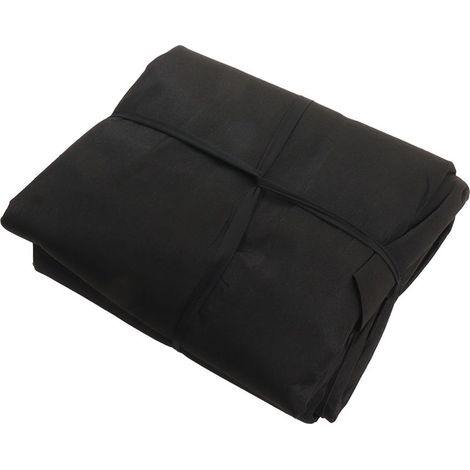 Tapis de piscine rond, doublure de natation, tissu de Protection en feutre de sol, 4 mètres, noir (1/5)