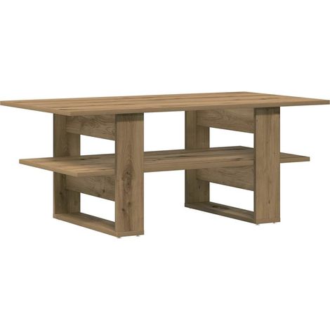Maison Exclusive - Tavolino Salotto Rovere Artigianale 102x55x42 cm Multistrato