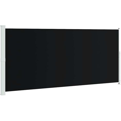 vidaXL Tenda Laterale Retrattile per Patio 220x500 cm Nera