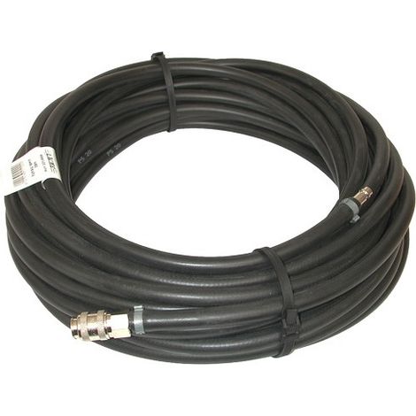 Manguera aire lacme 20 metros negro PVC reforzado flexible (1/3)