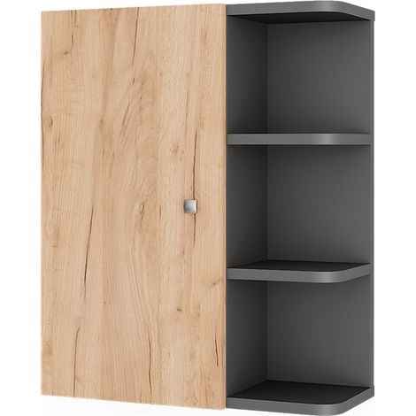 armadio a muro Fynn, Antracite, 47.2 x 59.2 cm, Vicco