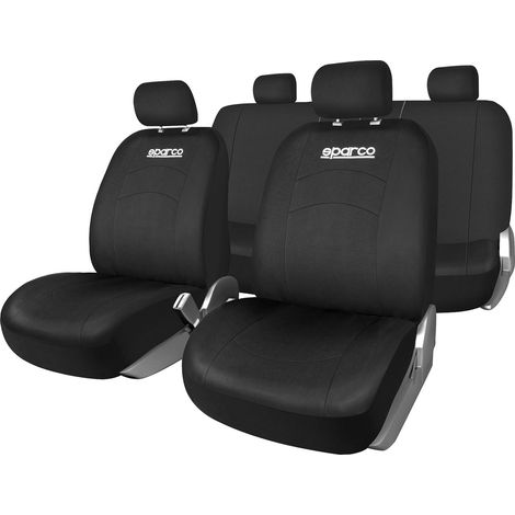 Set universale SPS402 coprisedili auto completo nero 3mm (1/2)