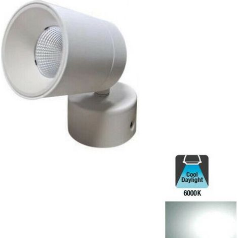 PLAFONNIER LED RÉGLABLE AVEC LUMIÈRE FROIDE APPLIQUE LED BLANC MODERNE
