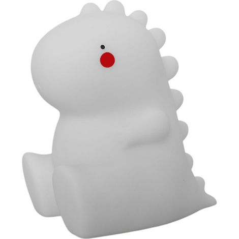 Veilleuse LED dinosaure dessin animé en silicone, décoration pour chambre d'enfant (garçon/fille) ou salon. (1/5)