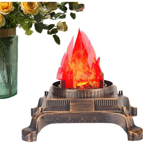 Elektrischer Kamin – Realistische USB-Flammenlampe – Zubehör (1/5)