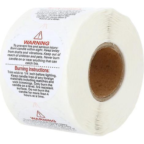 1 rouleau d'autocollant pour pot de bougie (1/3)