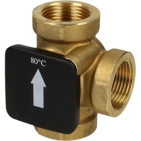 Vanne de charge thermique 1 1/4’’ FF température d'ouverture +80 °C