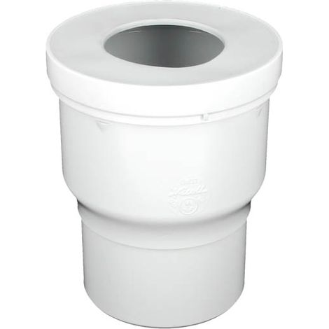 Nicoll – Pipe WC sortie droite Ø100 en PVC – Joint élastomère NF EN 681 – Raccordement étanche pour réseaux d'évacuation