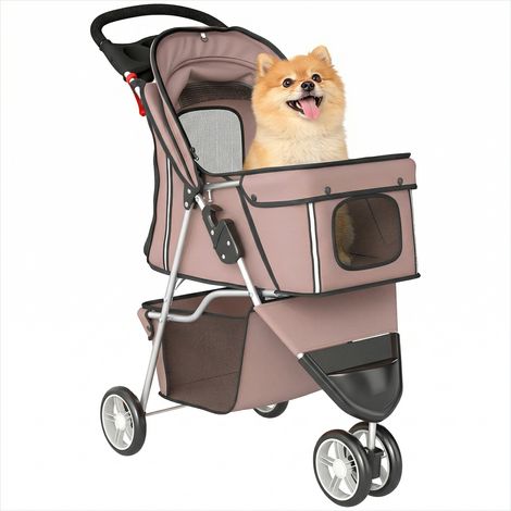 Caisse de transport pour animaux Poussette pour chien 4 roues (1/5)