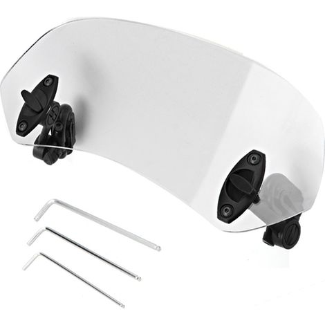 Déflecteur de vent réglable pour moto - Accessoire pare-brise amélioré (1/5)