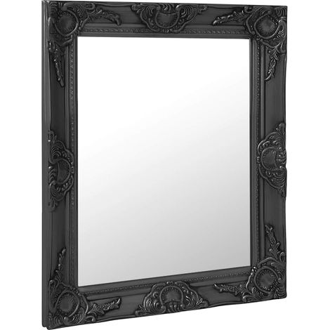 Maison Exclusive - Specchio da Parete Stile Barocco 50x60 cm Nero