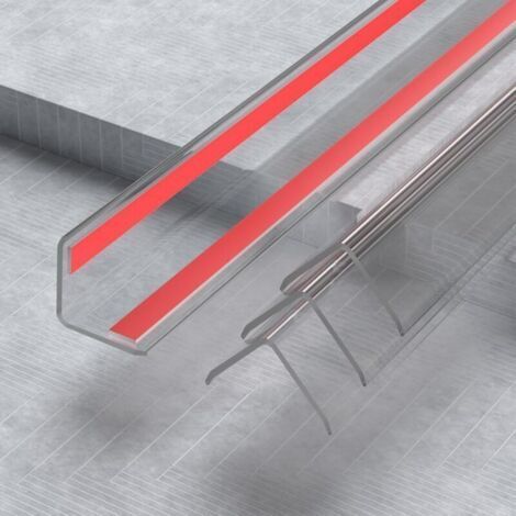 Clear Wall Corner Protector - 1 Piece Clear Corner Protector, Self-Adhesive Wall Edge Protection Corner Trim for Baby, Furniture, Doors, Tables, Floor Cover (1/4)