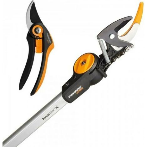 Attrezzo per potare fiskars upx82 meccanismo PowerGear testa regolabile