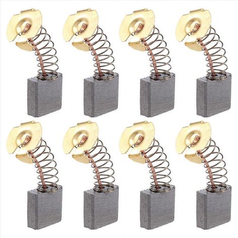Jeu de 8 Charbons Moteur CB-204 pour M9001 et GA9020KD, Balais de Rechange Carbone, Accessoires de Perforateur, Pièces Détachées Durables (1/5)