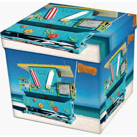 POUF CONTENITORE POGGIAPIEDI MIAMI BEACH